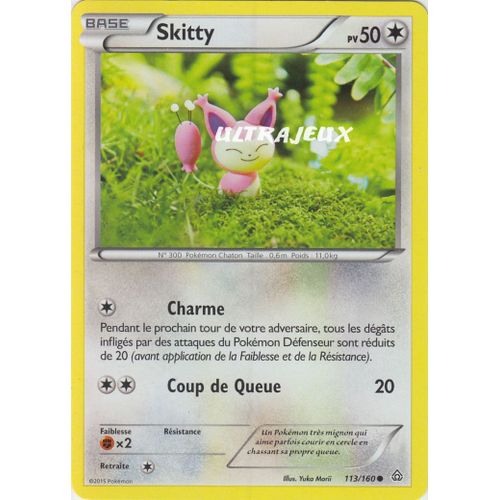 Pokémon - 113/160 - Xy - Primo Choc - Skitty - Commune