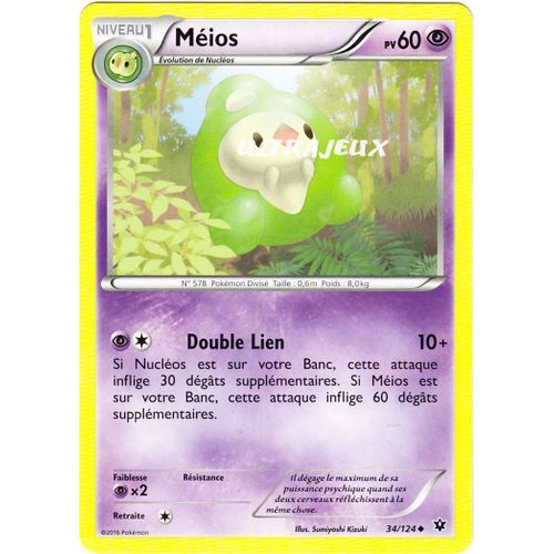 Pokémon - 34/124 - Xy - Impact Des Destins - Méios - Peu Commune