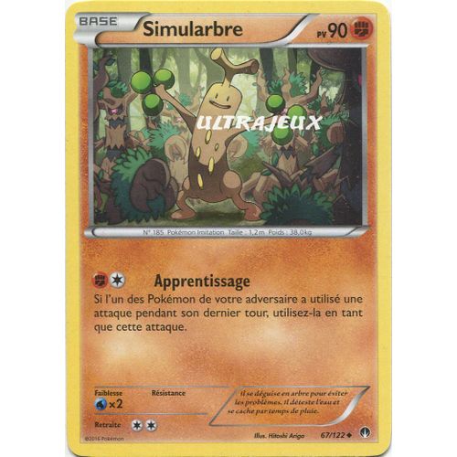 Pokémon - 67/123 - Simularbre - Xy - Rupture Turbo - Peu Commune