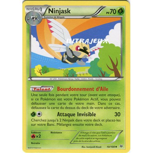 Pokémon - 10/110 - Ninjask - Xy - Ciel Rugissant - Peu Commune