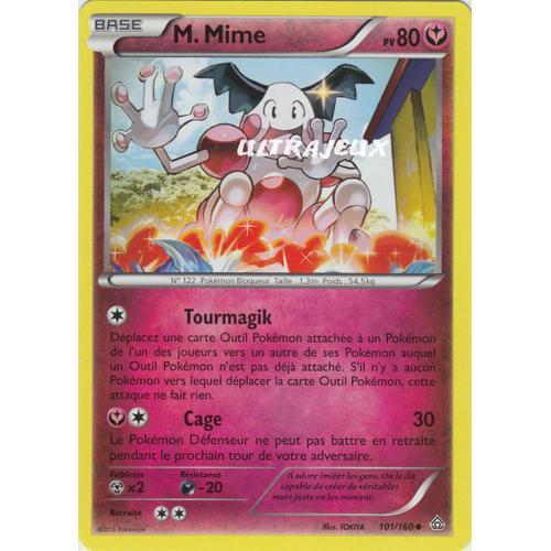 Pokémon - 101/160 - Xy - Primo Choc - M. Mime - Peu Commune