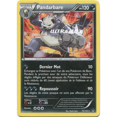 Pokémon - 75/123 - Xy - Rupture Turbo - Pandarbare - Rare