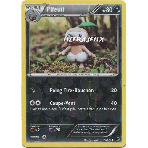 Pokémon - 72-R/123 - Pifeuil - Reverse