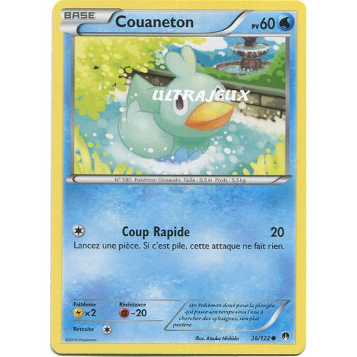 Pokémon - 36/123 - Couaneton - Xy - Rupture Turbo - Commune