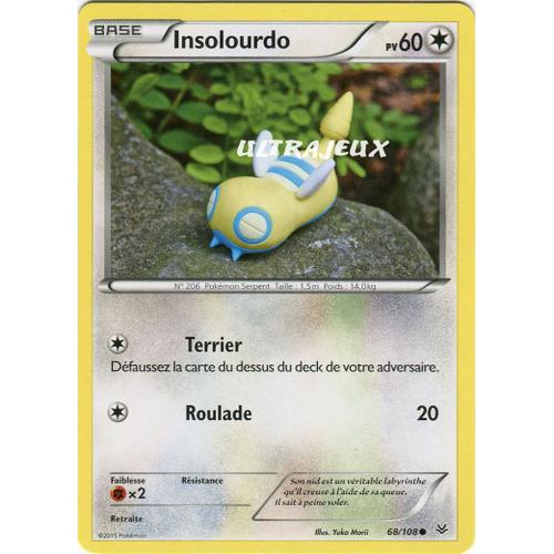 Pokémon - 68/110 - Insolourdo - Xy - Ciel Rugissant - Commune