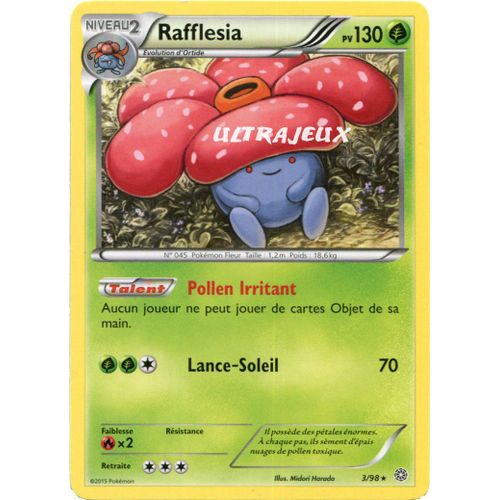 Pokémon - 3/98 - Rafflesia - Xy - Origines Antiques - Rare