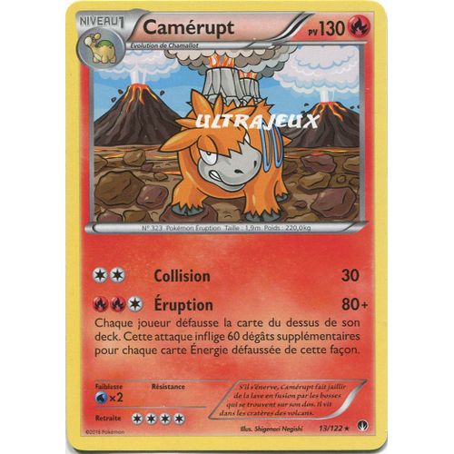 Pokémon - 13/123 - Camérupt - Xy - Rupture Turbo - Rare