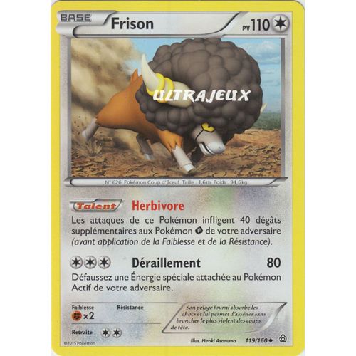 Pokémon - 119/160 - Xy - Primo Choc - Frison - Peu Commune