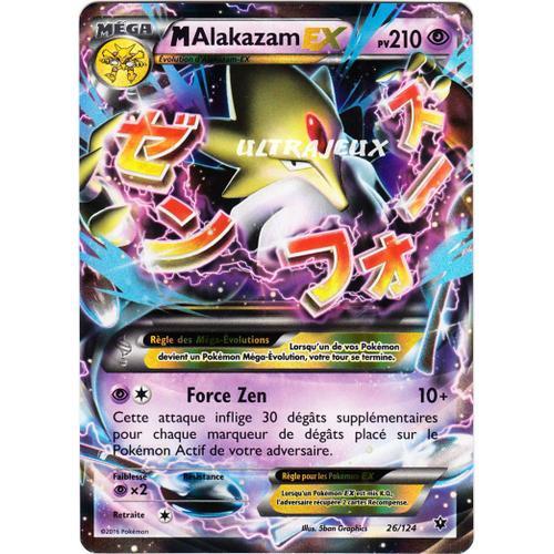 Pokémon - 26/124 - Xy - Impact Des Destins - Mega Alakazam Ex - Ex