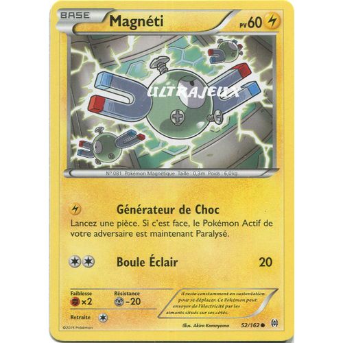 Pokémon - 52/162 - Xy - Impulsion Turbo - Magnéti - Commune