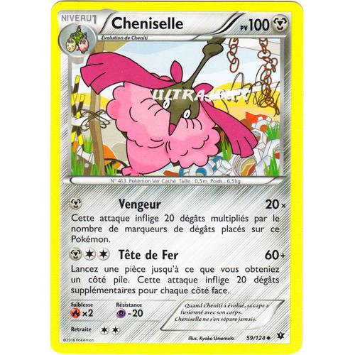 Pokémon - 59/124 - Cheniselle - Xy - Impact Des Destins - Peu Commune