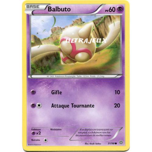 Pokémon - 31/98 - Balbuto - Xy - Origines Antiques - Commune