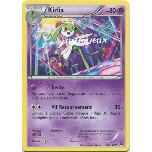 Pokémon - 69/162 - Kirlia - Xy - Impulsion Turbo - Peu Commune