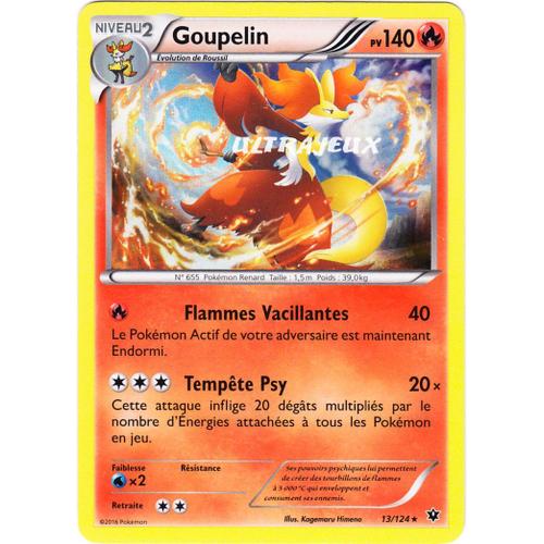 Pokémon - 13/124 - Xy - Impact Des Destins - Goupelin - Holo Rare