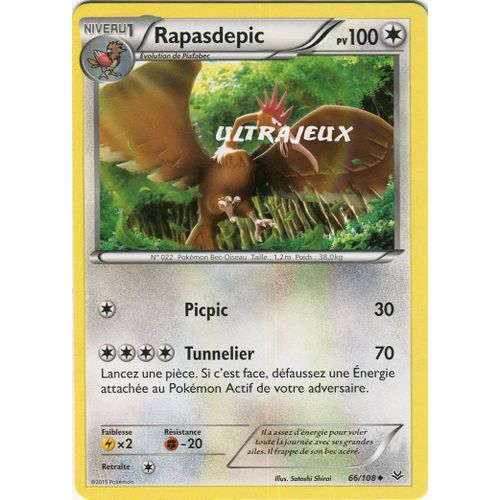 Pokémon - 66/110 - Rapasdepic - Xy - Ciel Rugissant - Peu Commune