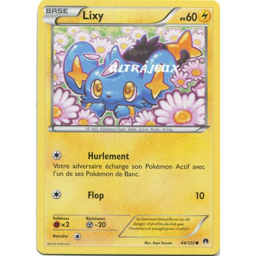 Pokémon - 44/123 - Xy - Rupture Turbo - Lixy - Commune