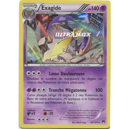 Pokémon - 62/123 - Exagide - Xy - Rupture Turbo - Holo Rare