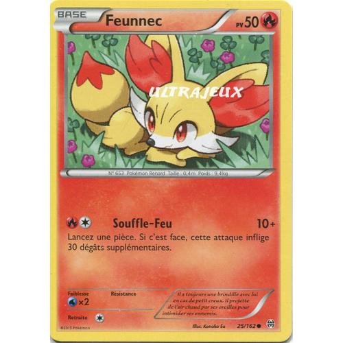 Pokémon - 25/162 - Feunnec - Xy - Impulsion Turbo - Commune