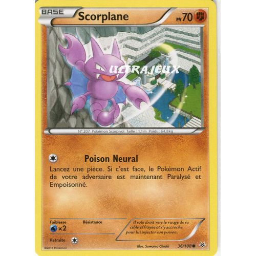 Pokémon - 36/110 - Xy - Ciel Rugissant - Scorplane - Commune