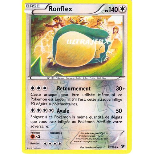 Pokémon - 77-R/124 - Ronflex - Reverse