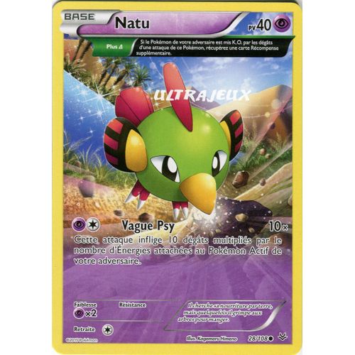 Pokémon - 28/110 - Xy - Ciel Rugissant - Natu - Commune