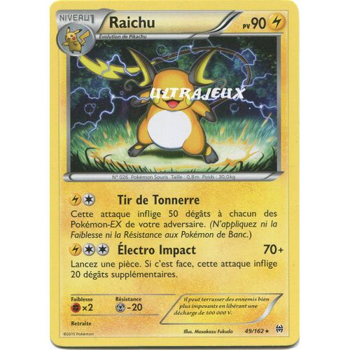 Pokémon - 49/162 - Raichu - Xy - Impulsion Turbo - Rare