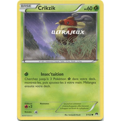 Pokémon - 5/123 - Crikzik - Xy - Rupture Turbo - Commune