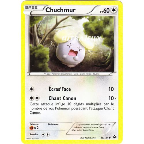 Pokémon - 80/124 - Chuchmur - Xy - Impact Des Destins - Commune