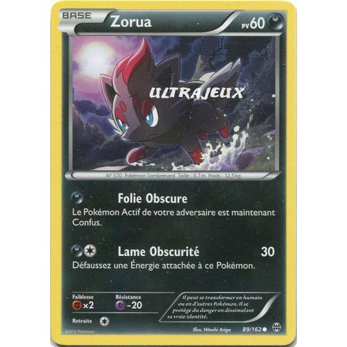 Pokémon - 89/162 - Zorua - Xy - Impulsion Turbo - Commune