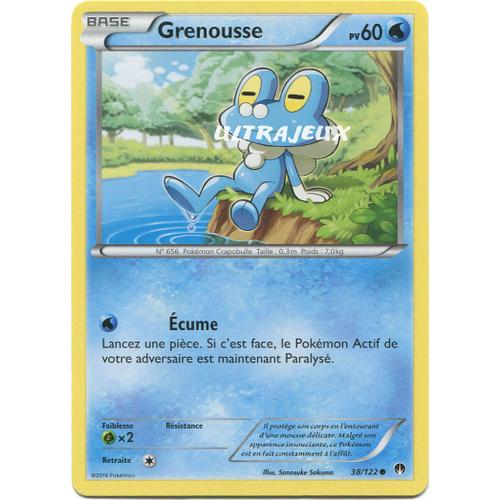 Pokémon - 38/123 - Grenousse - Xy - Rupture Turbo - Commune