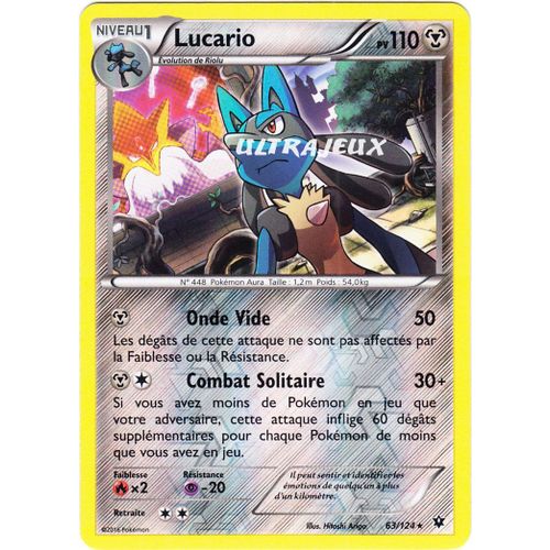 Pokémon - 63-R/124 - Lucario - Reverse