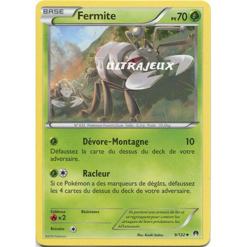 Pokémon - 9/123 - Fermite - Xy - Rupture Turbo - Peu Commune