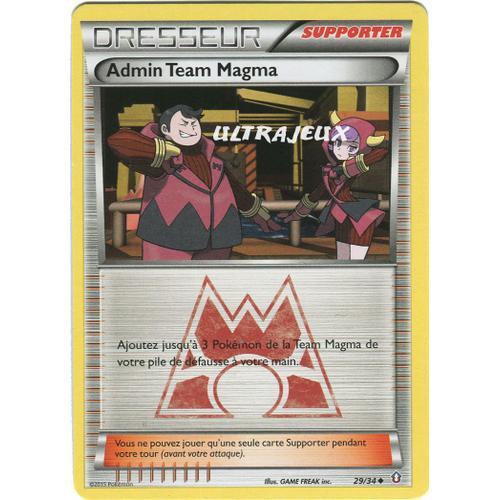 Pokémon - 29/34 - Double Danger - Admin Team Magma - Peu Commune