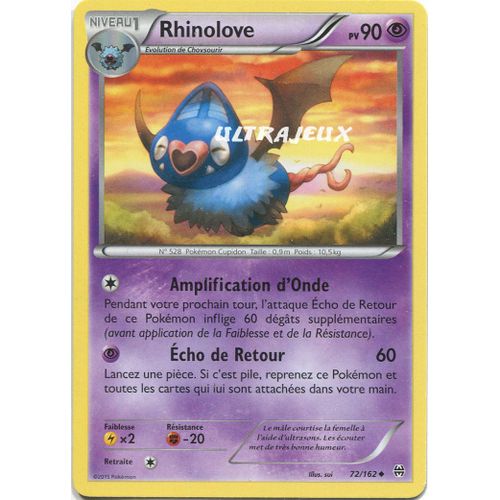 Pokémon - 72/162 - Rhinolove - Xy - Impulsion Turbo - Peu Commune