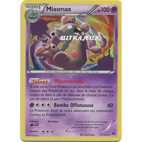 Pokémon - 57/123 - Miasmax - Xy - Rupture Turbo - Holo Rare