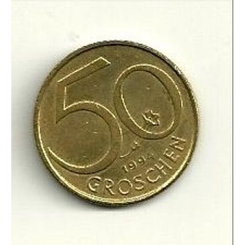 Pièce De 50 Groschen 1994 Autriche