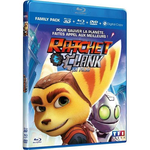 Ratchet & Clank : Le Film - Blu-Ray 3d & 2d + Dvd + Copie Digitale