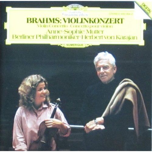 Brahms: Violinkonzert [Cd] Anne-Sophie Mutter; Johannes Brahms; Herbert Von Karajan Et Berliner Philharmoniker ¿