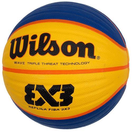 Ballon De Basket Wilson 3 Par 3  Replica Taille 6 Jaune 82303