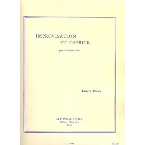 Improvisation Et Caprice Pour Saxophone Solo
