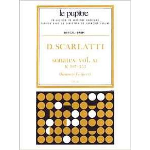 Sonates Volume 11 K507-555 - Collection Le Pupitre