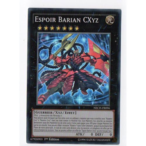 Yu-Gi-Oh! - Nech-Fr096 - Espoir Barian Cxyz - Super Rare