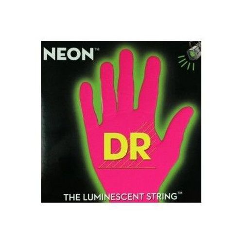 Jeu 5 Cordes Guitare Basse Dr Neon Medium Rose Npb5-45