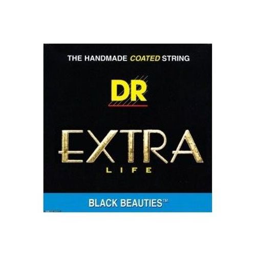 Jeu 5 Cordes Guitare Basse Dr Extra Life Black Beauties Medium Bkb545