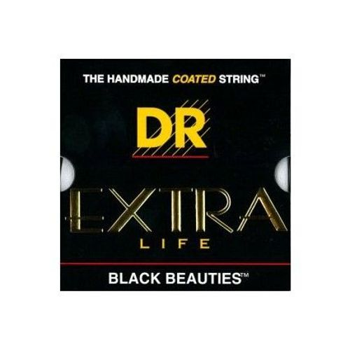 Jeu De Cordes Guitare Électrique Dr Extra Life Black Beauties Medium Bke10