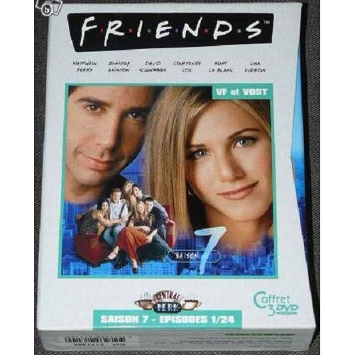 Friends Saison 7 Coffret 4 Dvd Intégrale Épisode 01 À 24 .  Acteurs : Jennifer Aniston - Courteney Cox - Lisa Kudrow - Matt Leblanc -  Perry Matthew - David Schwimmer