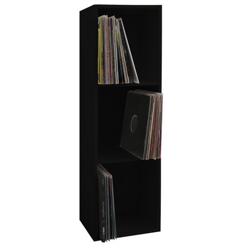 Vcm Bois Disques Vinyles Lp Stand Étagère D'archivage Support De Rangement Platto 3 Compartiments Bois Disques Vinyles Lp Stand Étagère D'archivage Support De Rangement Platto 3 Compartiments