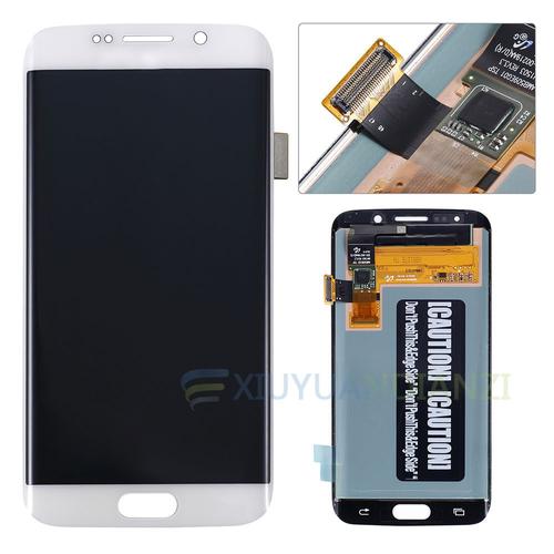 Ecran Lcd Remplacement +Vitre Tactile  Pour Ss Galaxy S6 Edge Sm-G925f  Blanc