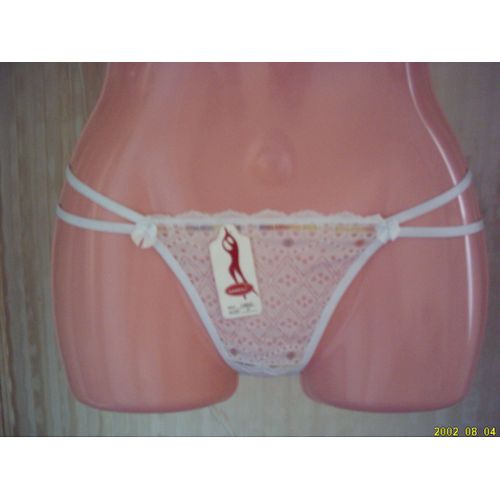String Sexy En Blanc, Taille : Unique.