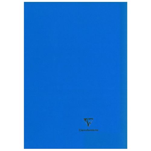 Clairefontaine Lot De 10 Kovers Book Piqué Polypro Opaque Bleu 24x32 96p Séyès